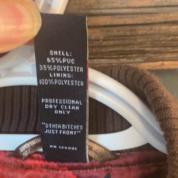 Metallic bronze ladies bomber jacket - Picture 6 of 6